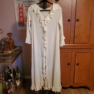 Vintage Robe Duster Cream Bohemian